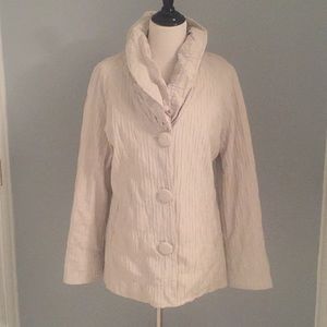 Lightweight Cream fashion jacket